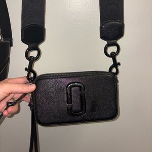 Marc Jacobs Iridescent Black Crossbody Bag